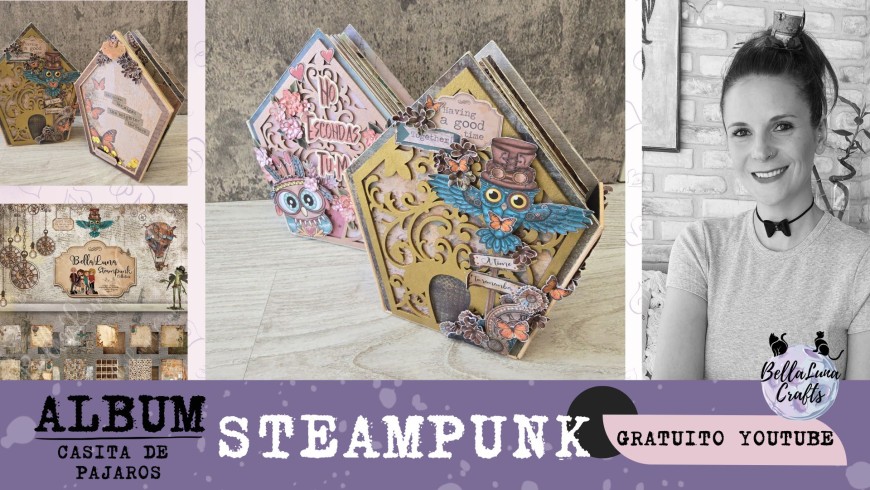 TALLER ONLINE CASITA DE PAJAROS STEAMPUNK