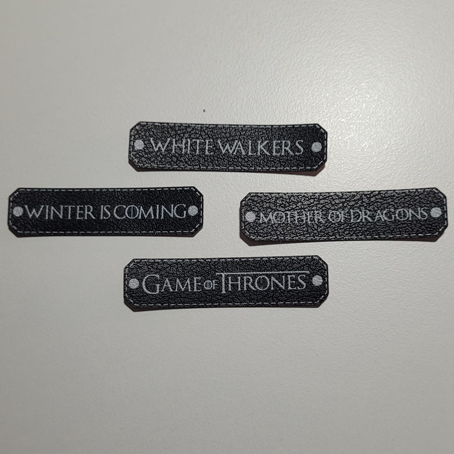 ETIQUETAS DE POLIPIEL WINTER IS COMING - BellalunaCrafts - Scrapbooking