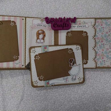 TALLER PRESENCIAL EN MADRID ALBUM MI PRIMERA COMUNION SABADOS 22, 29 DE ABRIL Y 6 DE MAYO - BellalunaCrafts - Scrapbooking