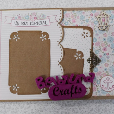 TALLER PRESENCIAL EN MADRID ALBUM MI PRIMERA COMUNION SABADOS 22, 29 DE ABRIL Y 6 DE MAYO - BellalunaCrafts - Scrapbooking