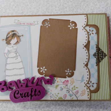 TALLER PRESENCIAL EN MADRID ALBUM MI PRIMERA COMUNION SABADOS 22, 29 DE ABRIL Y 6 DE MAYO - BellalunaCrafts - Scrapbooking