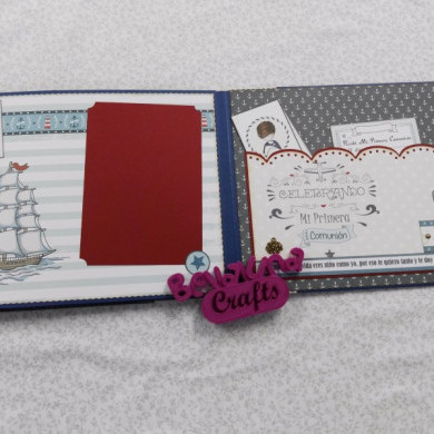 TALLER PRESENCIAL EN MADRID ALBUM MI PRIMERA COMUNION SABADOS 22, 29 DE ABRIL Y 6 DE MAYO - BellalunaCrafts - Scrapbooking
