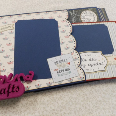 TALLER PRESENCIAL EN MADRID ALBUM MI PRIMERA COMUNION SABADOS 22, 29 DE ABRIL Y 6 DE MAYO - BellalunaCrafts - Scrapbooking