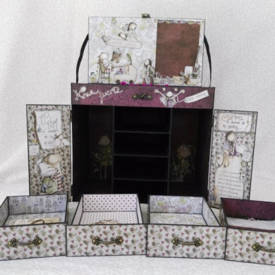 TALLER PRESENCIAL EN MADRID CAJONERA SCRAPERA SERENDIPIA SABADOS  28 DE OCTUBRE, 4 Y 11 DE NOVIEMBRE - BellalunaCrafts - Scrapbooking