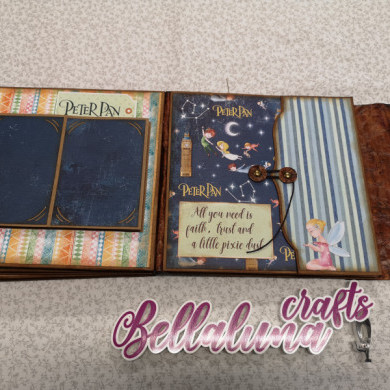 RESERVA TALLER PRESENCIAL EN MADRID ALBUM NEVERLAND MIERCOLES 24 ABRIL, 8 y 22 DE MAYO - BellalunaCrafts - Scrapbooking