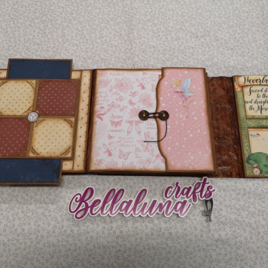 RESERVA TALLER PRESENCIAL EN MADRID ALBUM NEVERLAND MIERCOLES 24 ABRIL, 8 y 22 DE MAYO - BellalunaCrafts - Scrapbooking