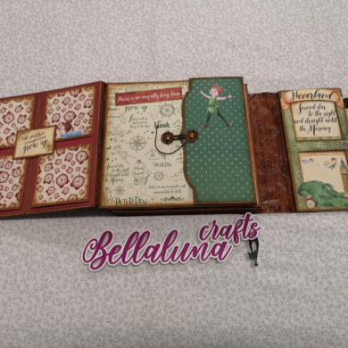 RESERVA TALLER PRESENCIAL EN MADRID ALBUM NEVERLAND MIERCOLES 24 ABRIL, 8 y 22 DE MAYO - BellalunaCrafts - Scrapbooking
