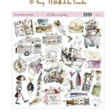 COLECCION MIMI LA MUSA - BellalunaCrafts - Scrapbooking