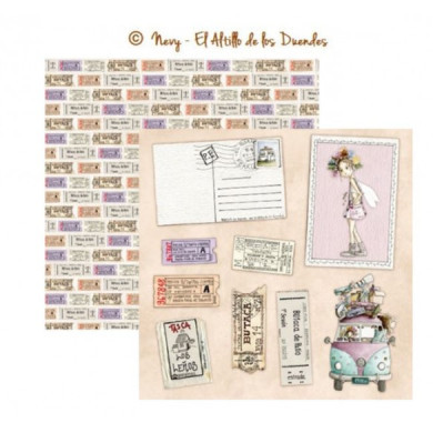 COLECCION MIMI LA MUSA - BellalunaCrafts - Scrapbooking