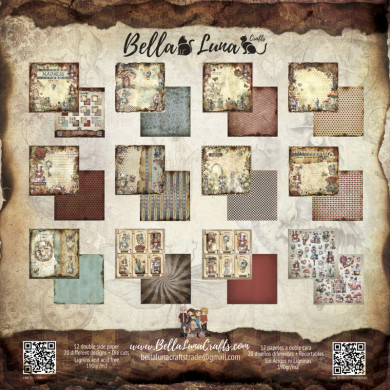 BELLALUNA MADNESS COLLECTION 12X12" - BellalunaCrafts - Scrapbooking