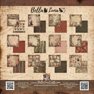 BELLALUNA REDHOOD COLLECTION 12X12" - BellalunaCrafts - Scrapbooking