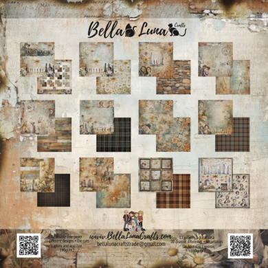 BELLALUNA SASSENACH COLLECTION 8X8" - BellalunaCrafts - Scrapbooking