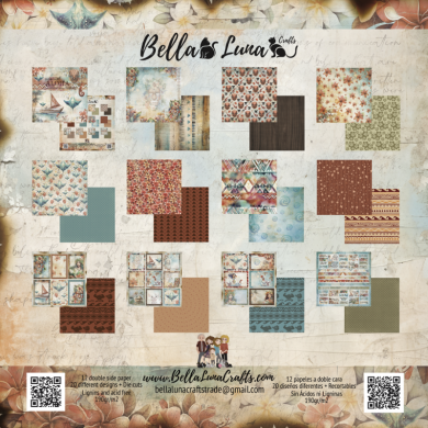 BELLALUNA ALOHA BASICOS COLLECTION 12X12" - BellalunaCrafts - Scrapbooking