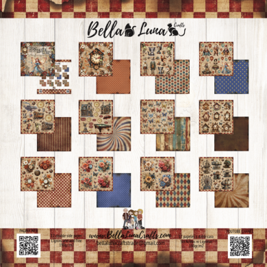 BELLALUNA PINOCCHIO´S ADVENTURE CUT-OUTS COLLECTION 8X8" - BellalunaCrafts - Scrapbooking