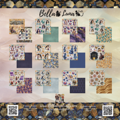 BELLALUNA THREE WISHES CUT-OUTS COLLECTION 8X8" - BellalunaCrafts - Scrapbooking