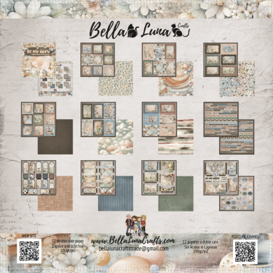 BELLALUNA BE MY BABY FRAMES AND COMPLEMENTS COLLECTION 12X12" - BellalunaCrafts - Scrapbooking