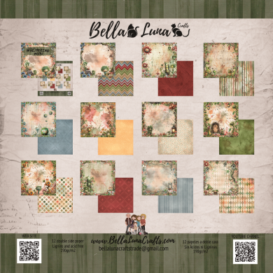 BELLALUNA WHISPERING WOODS COLLECTION 8X8" - BellalunaCrafts - Scrapbooking